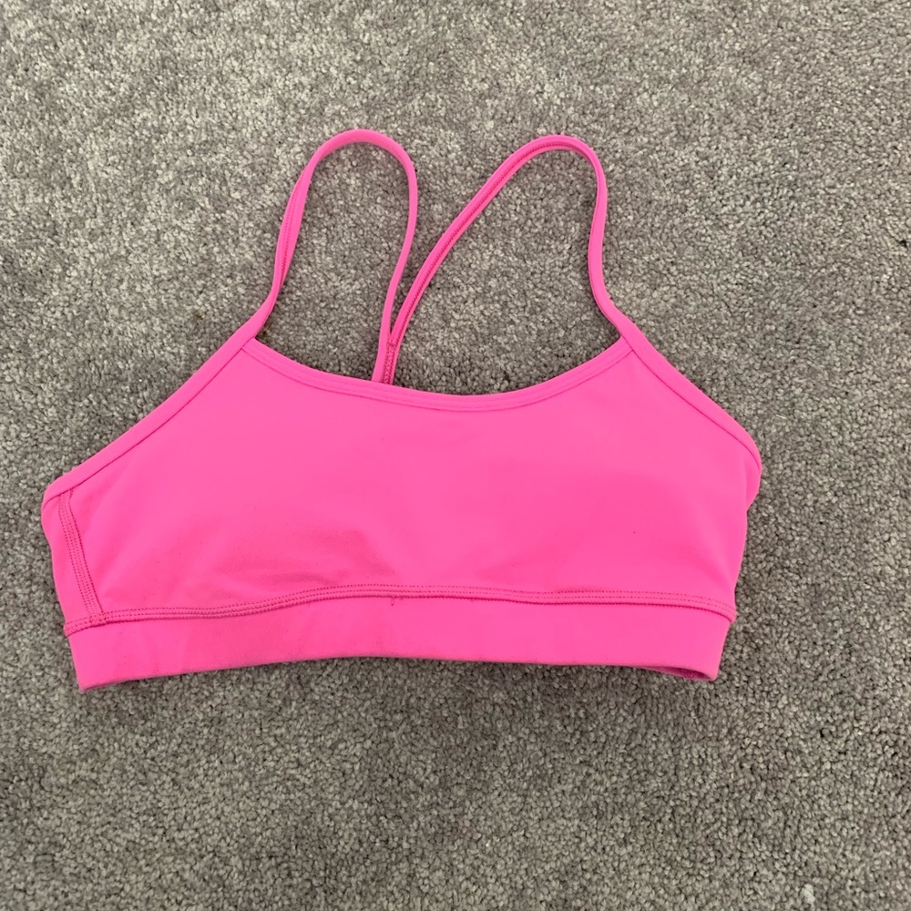 LuLulemon pink sports bra